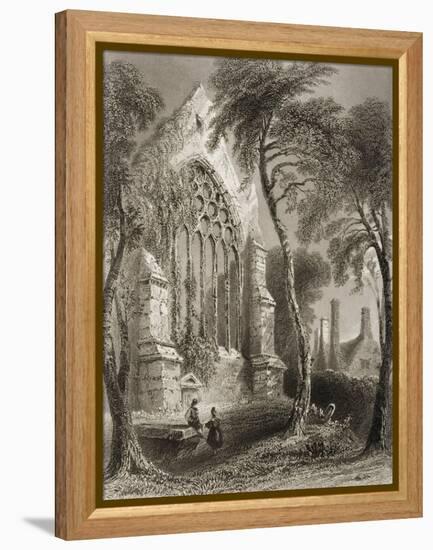 Youghal Abbey, County Cork, Ireland, from 'scenery and Antiquities of Ireland' by George Virtue,…-William Henry Bartlett-Framed Premier Image Canvas