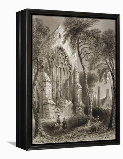 Youghal Abbey, County Cork, Ireland, from 'scenery and Antiquities of Ireland' by George Virtue,…-William Henry Bartlett-Framed Premier Image Canvas