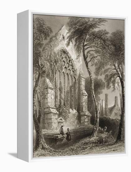 Youghal Abbey, County Cork, Ireland, from 'scenery and Antiquities of Ireland' by George Virtue,…-William Henry Bartlett-Framed Premier Image Canvas