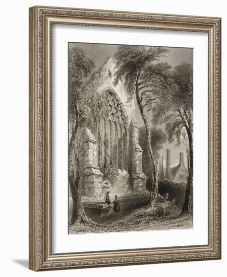 Youghal Abbey, County Cork, Ireland, from 'scenery and Antiquities of Ireland' by George Virtue,…-William Henry Bartlett-Framed Giclee Print