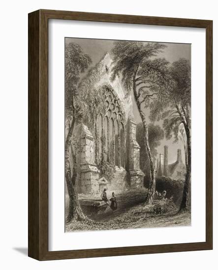 Youghal Abbey, County Cork, Ireland, from 'scenery and Antiquities of Ireland' by George Virtue,…-William Henry Bartlett-Framed Giclee Print