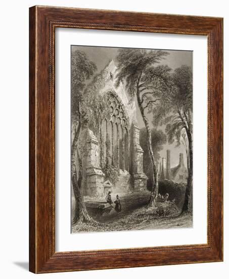 Youghal Abbey, County Cork, Ireland, from 'scenery and Antiquities of Ireland' by George Virtue,…-William Henry Bartlett-Framed Giclee Print