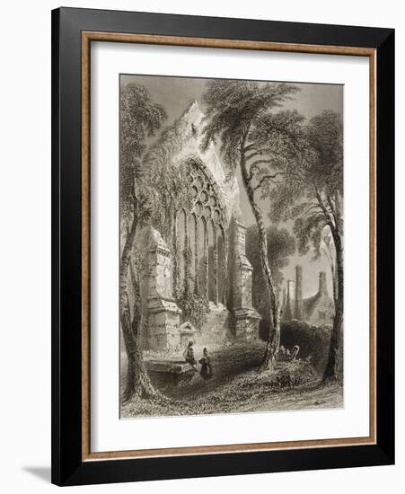 Youghal Abbey, County Cork, Ireland, from 'scenery and Antiquities of Ireland' by George Virtue,…-William Henry Bartlett-Framed Giclee Print