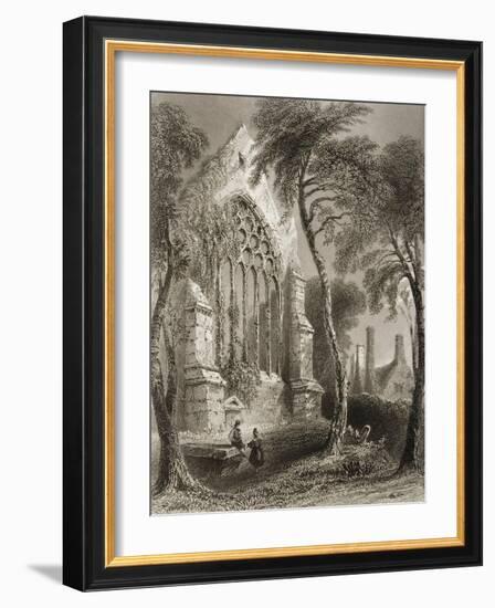 Youghal Abbey, County Cork, Ireland, from 'scenery and Antiquities of Ireland' by George Virtue,…-William Henry Bartlett-Framed Giclee Print