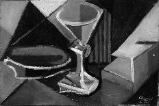 Still Life with a Glass, 1945 (Oil on Canvas)-Youla Chapoval-Framed Premier Image Canvas