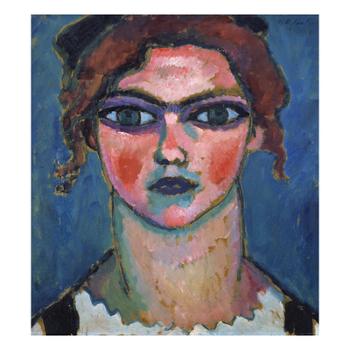 'Youn Girl with Green Eyes, about 1910' Giclee Print - Alexej Von ...