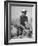 Young African American Sharecropper Woman Picking Peas in a Field on Farm-Andreas Feininger-Framed Photographic Print