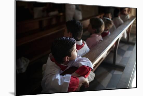 Young Alter Boys-Felipe Rodriguez-Mounted Photographic Print