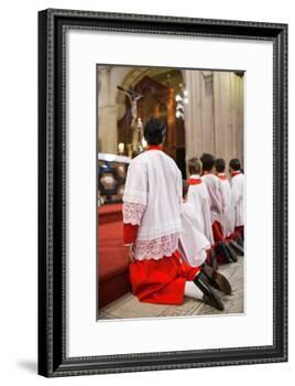 Young Alter Boys-Felipe Rodriguez-Framed Photographic Print