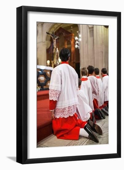 Young Alter Boys-Felipe Rodriguez-Framed Photographic Print