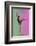 Young and Graceful Ballet Dancer Isolated on Gradient Pink-Green Studio Background in Neon Light. A-master1305-Framed Photographic Print