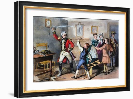 Young Andrew Jackson-Currier & Ives-Framed Giclee Print