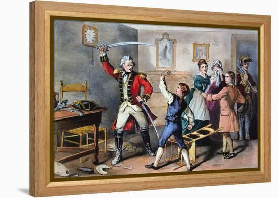 Young Andrew Jackson-Currier & Ives-Framed Premier Image Canvas