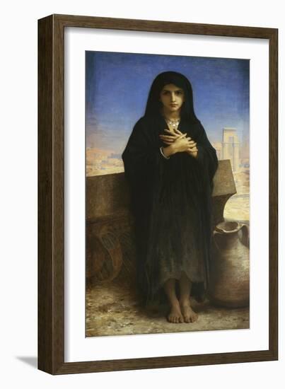 Young Arab Working Girl, Full Length, Jeune Fille Fellah, 1876-William Adolphe Bouguereau-Framed Giclee Print