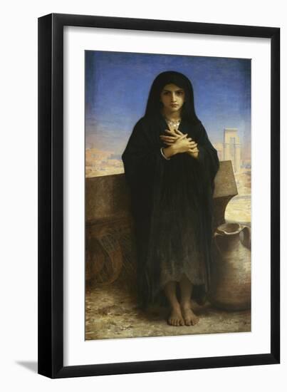 Young Arab Working Girl, Full Length, Jeune Fille Fellah, 1876-William Adolphe Bouguereau-Framed Giclee Print