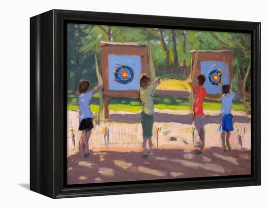 Young Archers, 2012-Andrew Macara-Framed Premier Image Canvas