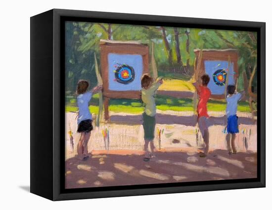 Young Archers, 2012-Andrew Macara-Framed Premier Image Canvas