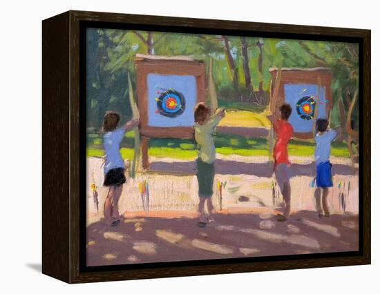 Young Archers, 2012-Andrew Macara-Framed Premier Image Canvas