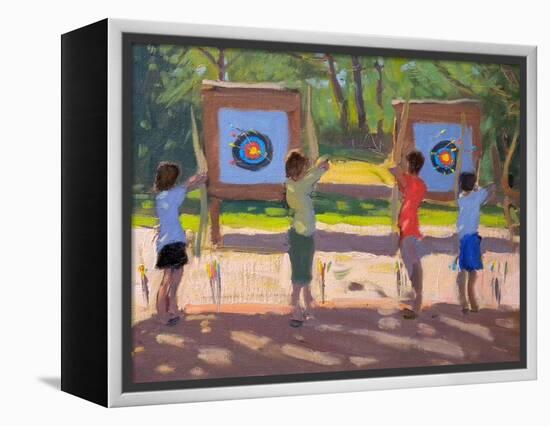 Young Archers, 2012-Andrew Macara-Framed Premier Image Canvas