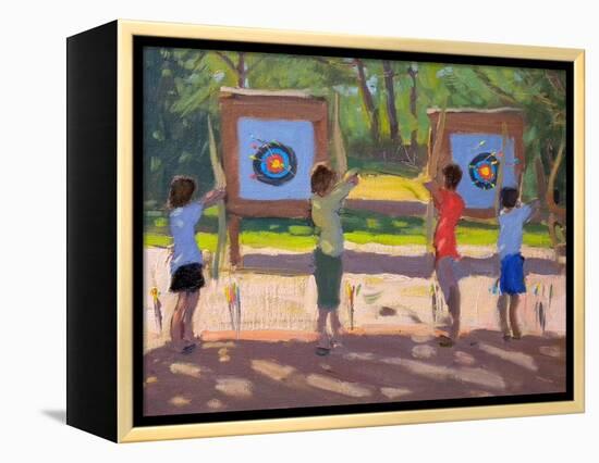 Young Archers, 2012-Andrew Macara-Framed Premier Image Canvas