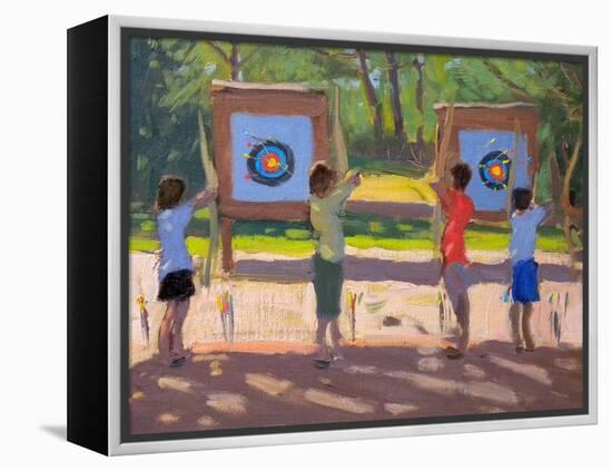 Young Archers, 2012-Andrew Macara-Framed Premier Image Canvas