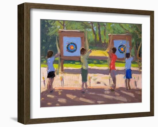 Young Archers, 2012-Andrew Macara-Framed Giclee Print