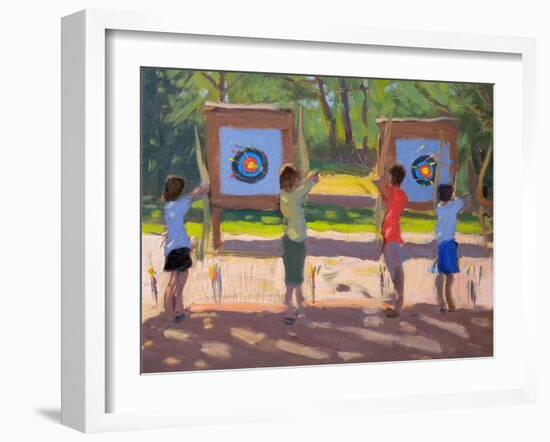 Young Archers, 2012-Andrew Macara-Framed Giclee Print