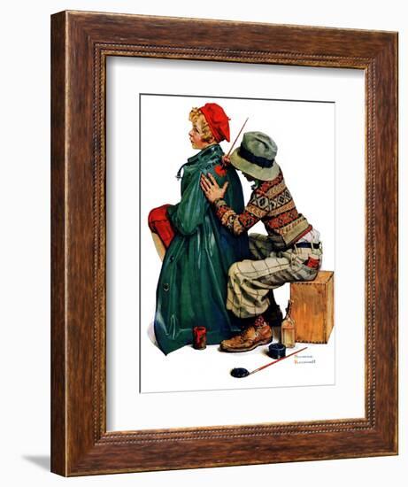 "Young Artist" or "She's My Baby", June 4,1927-Norman Rockwell-Framed Giclee Print