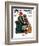 "Young Artist" or "She's My Baby" Saturday Evening Post Cover, June 4,1927-Norman Rockwell-Framed Giclee Print