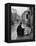 Young Artist Paints Sacre Coeur from the Ancient Rue Narvins-Ed Clark-Framed Premier Image Canvas