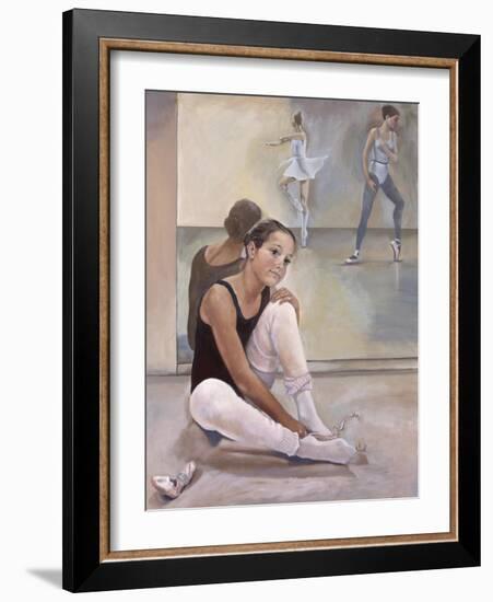 Young Ballet Dancer-Judy Mastrangelo-Framed Giclee Print