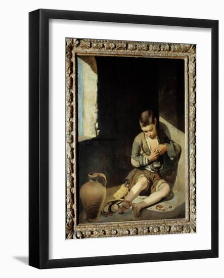 Young Beggar Painting by Bartolome Murillo (1618-1682) 17Th Century Sun. 1,34X1 M-Bartolome Esteban Murillo-Framed Giclee Print