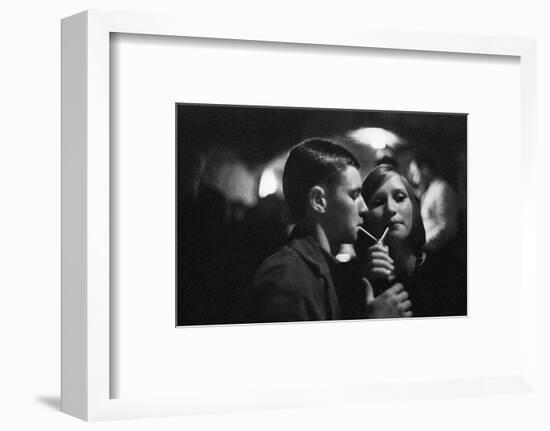 Young Berliners in a nightclub,1960.-Erich Lessing-Framed Photographic Print
