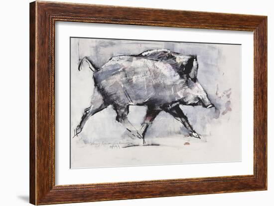 Young Boar, Bialowieza, Poland-Mark Adlington-Framed Giclee Print