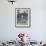 Young Boy Batting in Little League During Game-null-Framed Photographic Print displayed on a wall