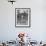 Young Boy Batting in Little League During Game-null-Framed Photographic Print displayed on a wall