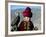 Young Boy Holding a Falcon, Golden Eagle Festival, Mongolia-Amos Nachoum-Framed Photographic Print