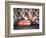 Young Boy Plays in a Cardboard Rocketship, Ca. 1956-null-Framed Photographic Print