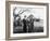 Young Boy Poses with His Mother and Grandmother, Ca. 1936.-Kirn Vintage Stock-Framed Photographic Print