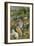Young Boy with His Dog by a Brook, 1890-Pierre-Auguste Renoir-Framed Giclee Print