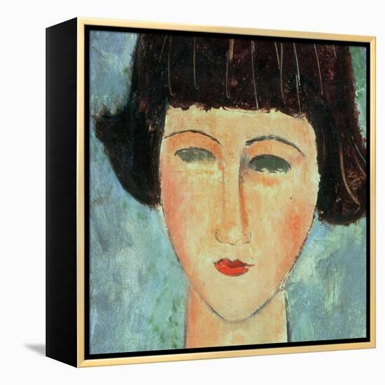 Young Brunette, 1917-Amedeo Modigliani-Framed Premier Image Canvas