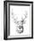 Young Buck Sketch II-Emma Scarvey-Framed Art Print