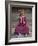 Young Buddhist Monk Holding Traditional Carved Wooden Mask to His Face at the Tamshing Phala Choepa-Lee Frost-Framed Photographic Print