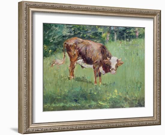 Young Bull in a Meadow, 1881-Edouard Manet-Framed Giclee Print