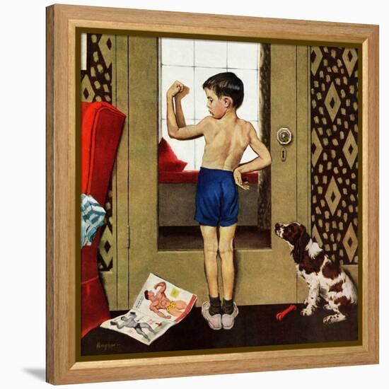 "Young Charles Atlas", November 29, 1952-George Hughes-Framed Premier Image Canvas