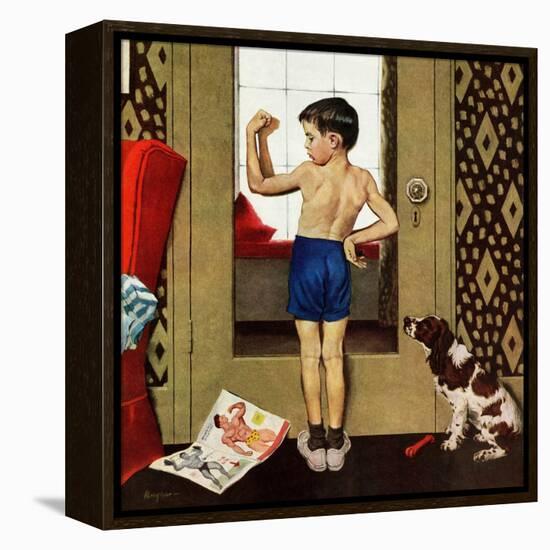 "Young Charles Atlas", November 29, 1952-George Hughes-Framed Premier Image Canvas