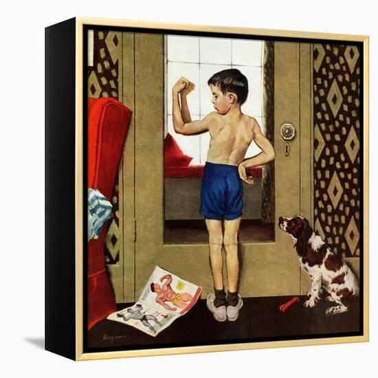 "Young Charles Atlas", November 29, 1952-George Hughes-Framed Premier Image Canvas