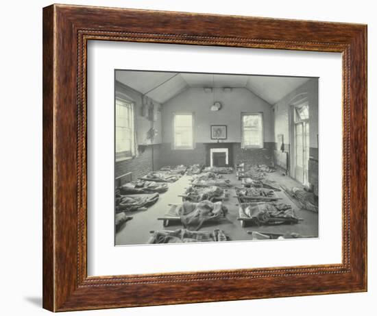 Young Children Asleep at Mitcham Residential School, London, 1931-null-Framed Photographic Print