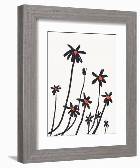 Young Coneflowers I-Jacob Green-Framed Premium Giclee Print