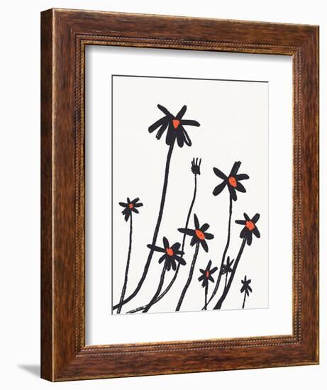 Young Coneflowers I-Jacob Green-Framed Premium Giclee Print